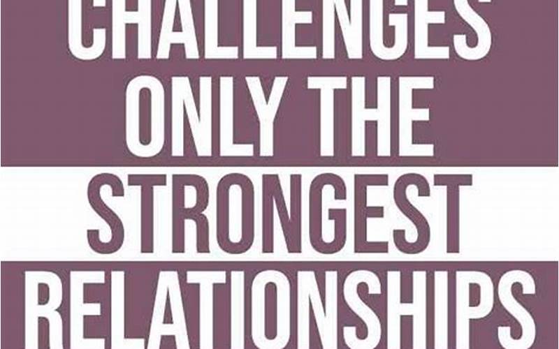 Challenges In A Relationship
