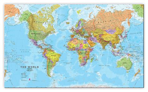 Challenges of Implementing MAP Large Map of the World