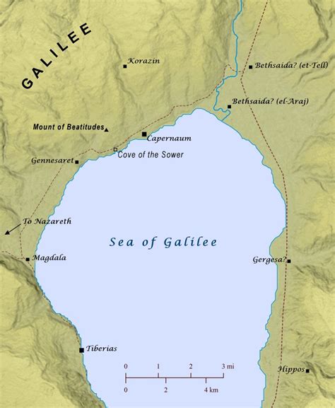 Challenges of implementing MAP Map Of The Sea Of Galilee