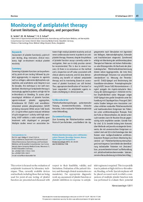 Challenges and Considerations Monitoring and Adjusting Antiplatelet Therapy
