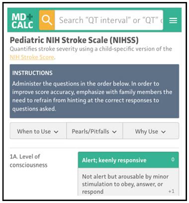 Challenges and Considerations in Using Pediatric NIH Stroke Scale