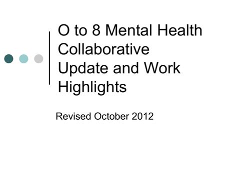 Challenges and Solutions in Implementing the 0-8 Mental Health Collaborative Guide