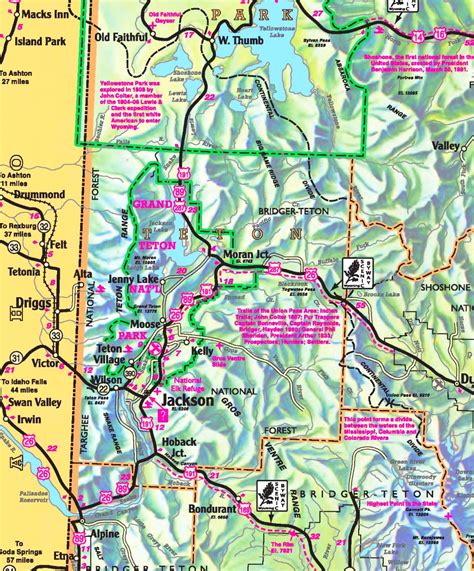 Challenges of Implementing MAP Map of Grand Teton National Park