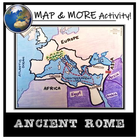 Image of Ancient Rome on a Map