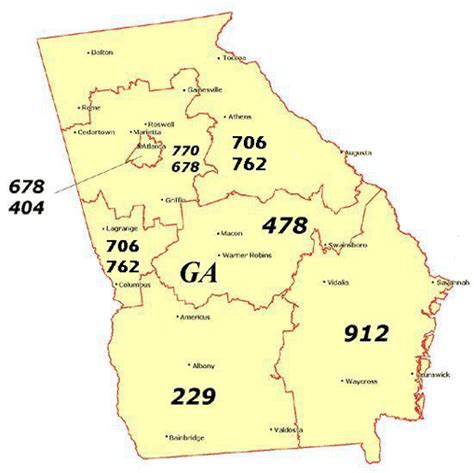 Challenges of Implementing MAP Area Code Map Of Georgia