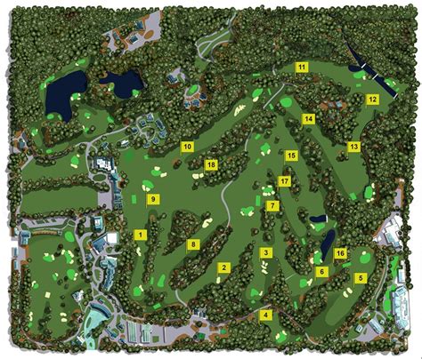 Challenges of implementing MAP Augusta National Map Of Course