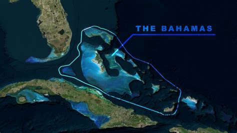 Map of the Bahamas