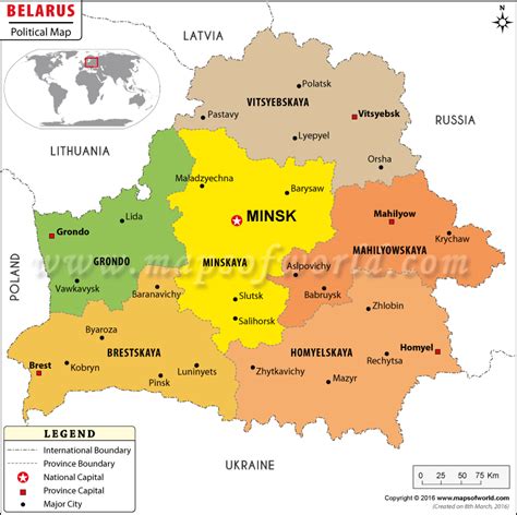 Challenges of Implementing MAP Belarus on Map of Europe