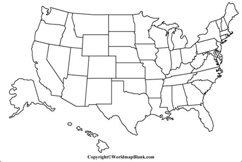 Challenges of Implementing MAP Blank Map of USA States