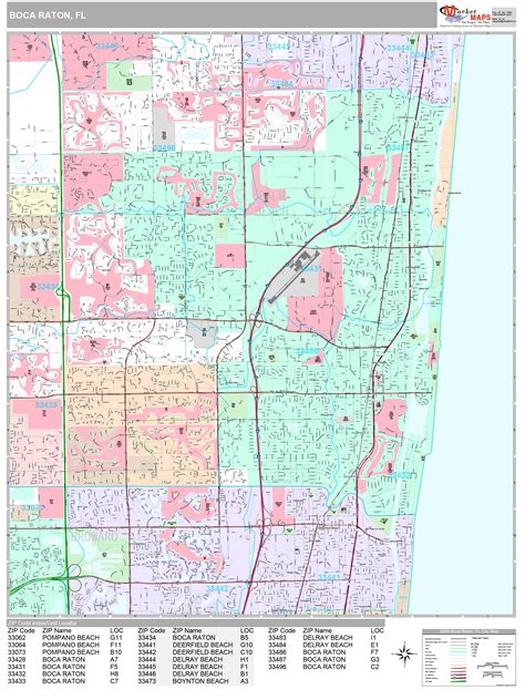 Map of Boca Raton, Florida