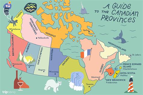 MAP Canada Map Of Provinces And Territories