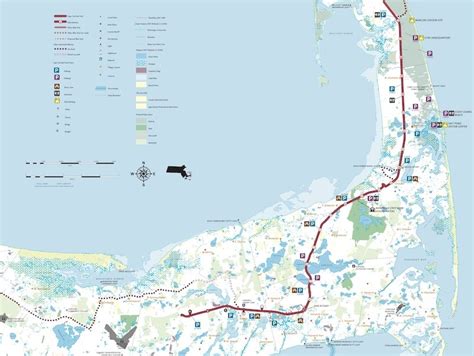 Challenges of Implementing MAP Cape Cod Bike Trail Map