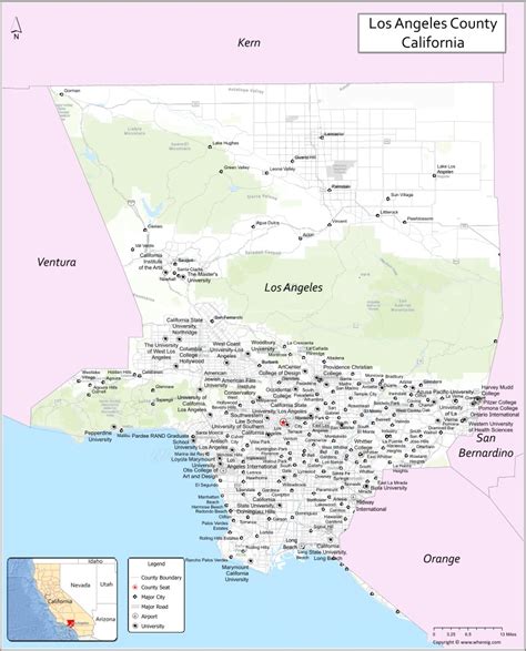 Challenges of implementing MAP City Map Los Angeles County