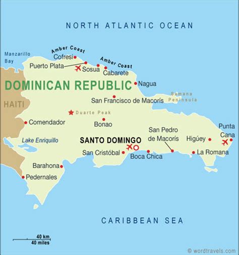 Dominican Republic Punta Cana Map.