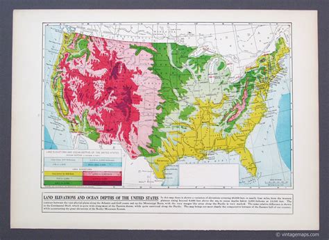 Challenges of implementing MAP Elevation Map Of The USA