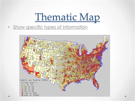 Challenges of Implementing MAP Example of a Thematic Map