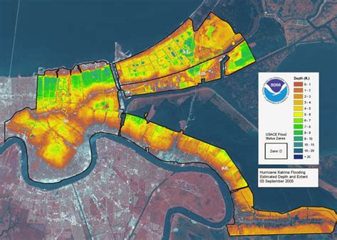 Challenges of implementing MAP Flooding In New Orleans Map