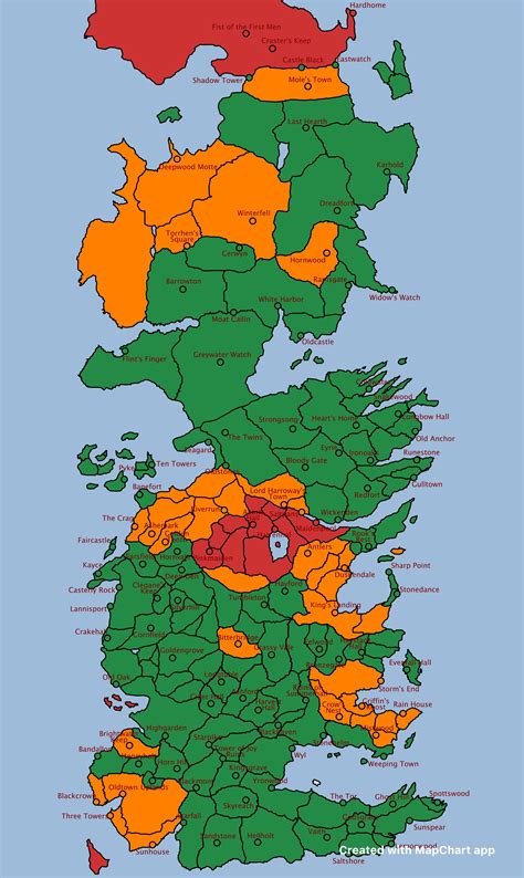 Map of the Seven Kingdoms