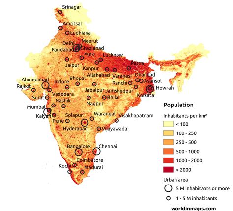 Challenges of Implementing MAP India Map With Population Density