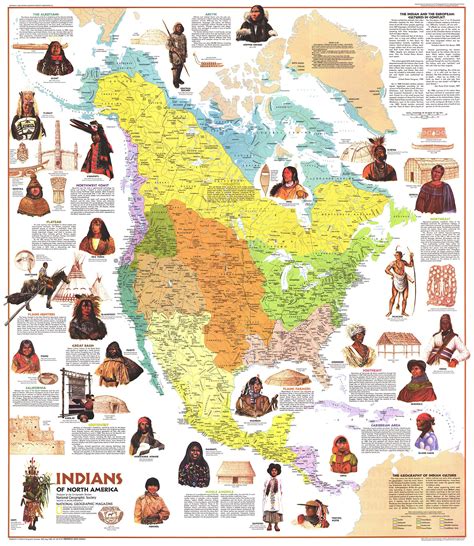 Challenges of implementing MAP Indian Tribes In North America Map