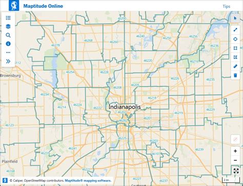Challenges of implementing MAP Indianapolis In Zip Code Map