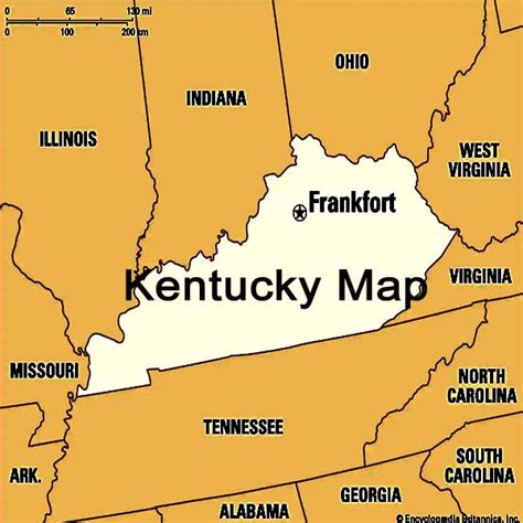 Challenges of Implementing MAP Kentucky in Map of USA