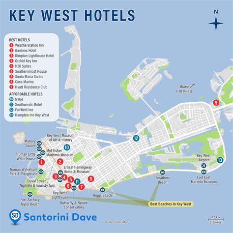 Challenges of implementing MAP Key West Map Of Hotels