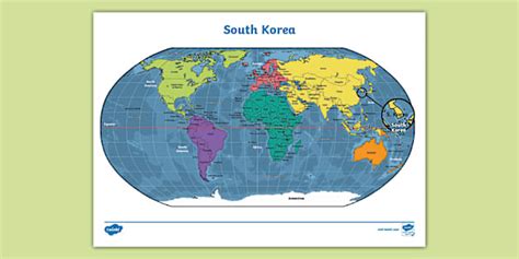 Challenges of Implementing MAP Korea on the World Map