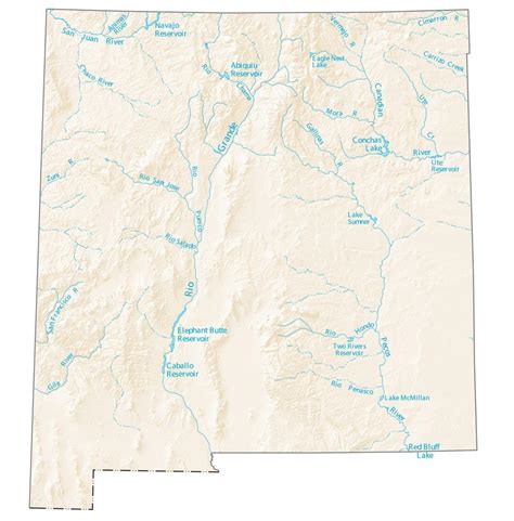 MAP Lakes in New Mexico