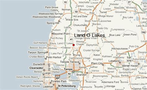 Challenges of Implementing MAP Land O' Lakes Florida Map