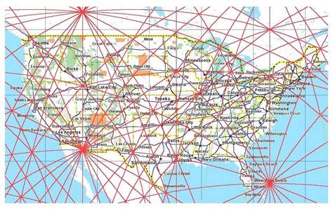 Challenges of implementing MAP Ley Lines Map United States
