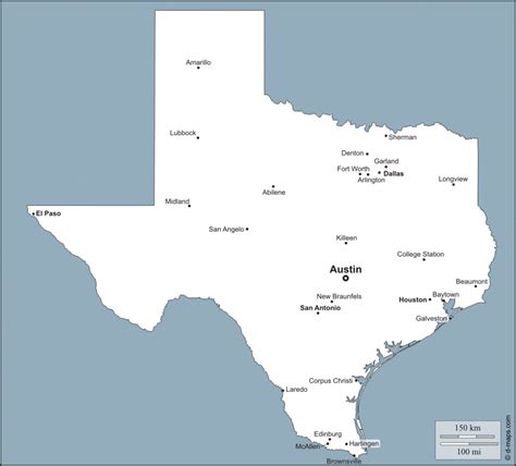 Challenges of implementing MAP Major Cities In Texas Map