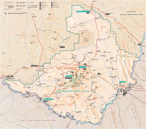 Challenges of Implementing MAP Map Big Bend National Park