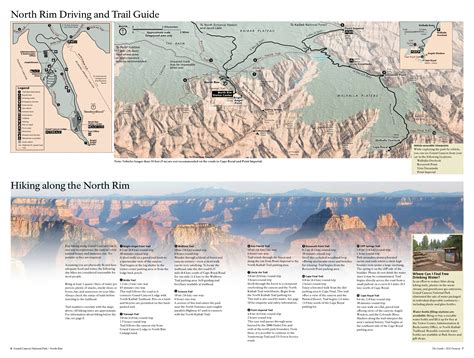 Challenges of Implementing MAP Map North Rim Grand Canyon