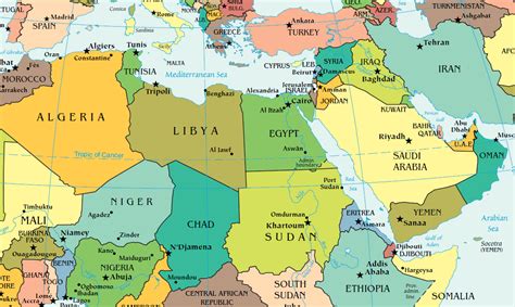 Challenges of Implementing MAP Map Of Africa And Middle East
