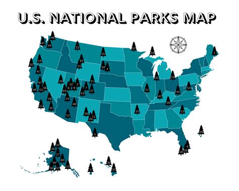 Challenges of implementing MAP Map Of All National Parks