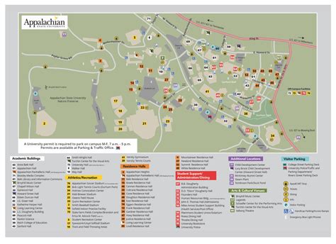 Map of App State Campus