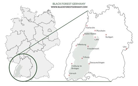 Map of Black Forest