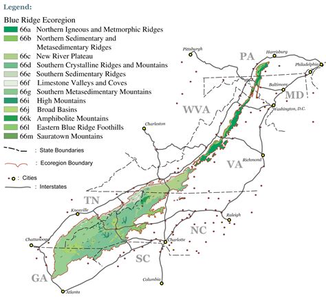 Challenges of Implementing MAP Map Of Blue Ridge Mountains