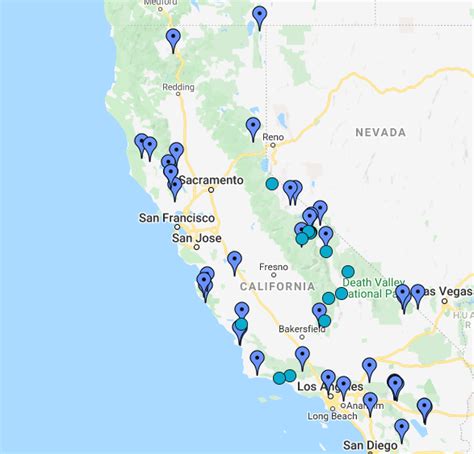 Challenges of Implementing MAP Map Of California Hot Springs
