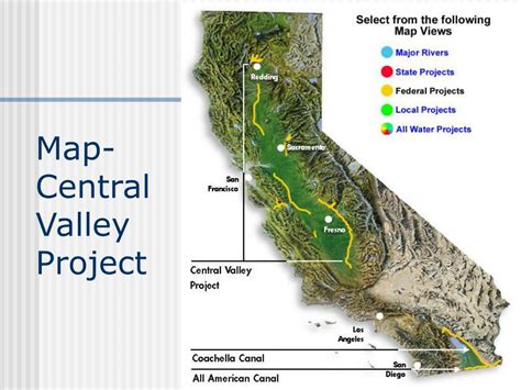 Map Of Central Valley Ca