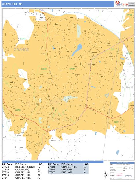Challenges of implementing MAP Map Of Chapel Hill North Carolina