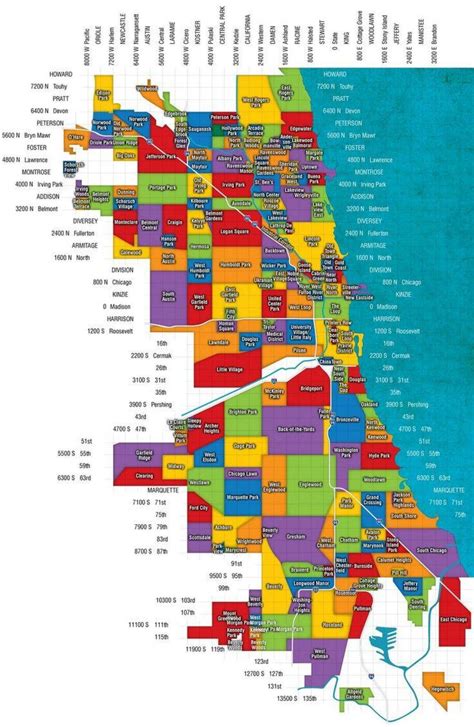 Map of Chicago Suburbs North