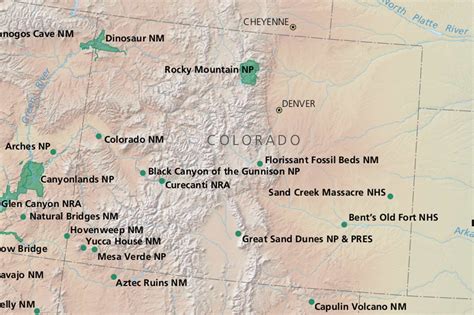 Challenges of implementing MAP Map Of Colorado With National Parks