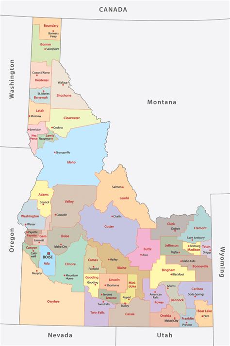 Challenges of Implementing MAP Map of Counties in Idaho