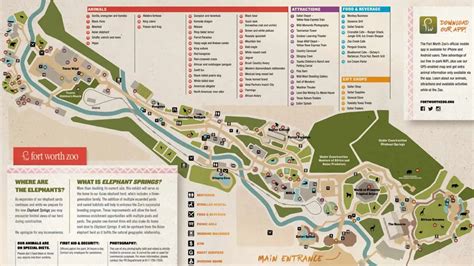 Map Of Fort Worth Zoo