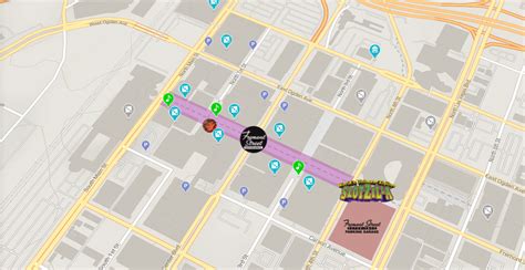 Image related to challenges of implementing MAP Map of Fremont Street Las Vegas