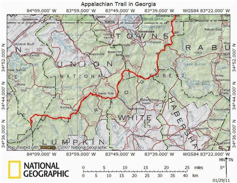 Challenges of Implementing MAP Map Of Georgia Appalachian Trail