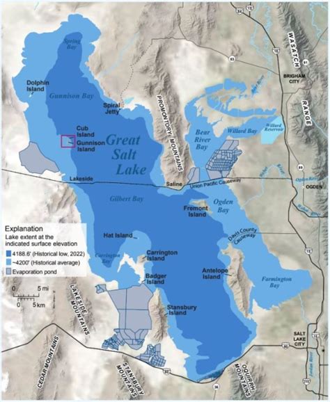 Challenges of Implementing MAP Map of Great Salt Lake