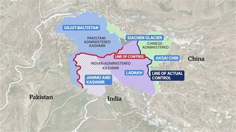 Challenges of Implementing MAP Map of India N Pakistan